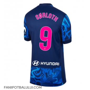 Atletico Madrid Alexander Sorloth #9 Tricou Fotbal Replică 2024-25 Femei Treilea